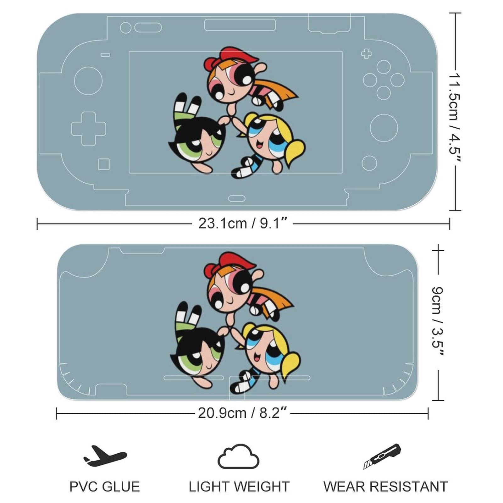 Amazon.co.jp: パワーパフガールズ Switch/Switch Lite スキンシール